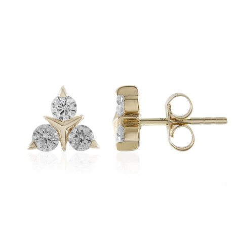 9K I2 (H) Diamond Gold Earrings (de Melo)