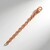Estensore per collane in Argento 925 placcato Oro rosa - 6 cm - 0,95 g