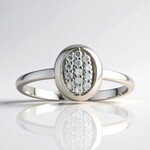 Anello in argento con Zircone
