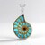 Ciondolo in argento con Ammonite (Bali Barong)