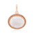 Zilveren hanger met een rozen kwarts