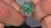 Anillo en plata con Ágata verde (Annette classic)