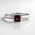 Bague en argent et Zircon rose