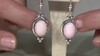 Pendientes en plata con Ópalo rosa (Desert Chic)