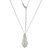 Zircon Silver Necklace (Adela Silber)