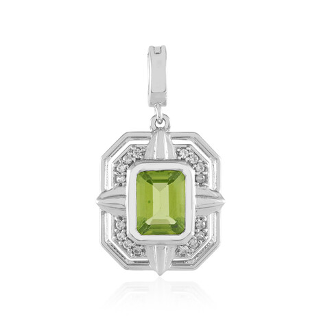 Peridot Silver Pendant