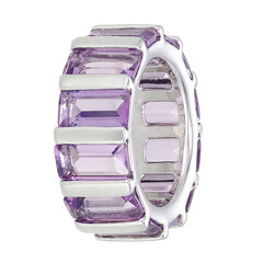 Ciondolo in argento con Ametista Zambiana