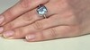 Anillo en plata con Topacio azul cielo (MONOSONO COLLECTION)