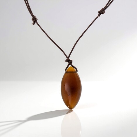Collier et Ambre de Sumatra (Bali Barong)