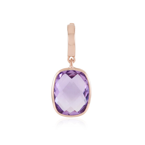 Zilveren hanger met een lavendel amethist