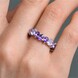 Anello in argento con Tanzanite