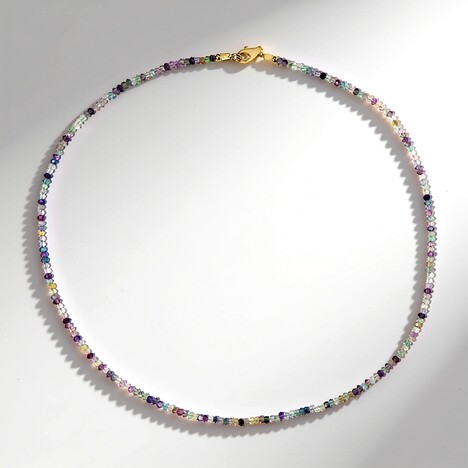 Collana in argento con Fluorite