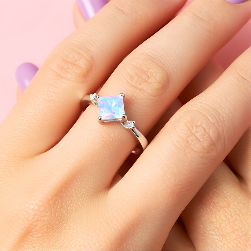 Welo-Opal-Silberring