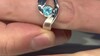 Anillo en plata con Apatita azul (Pallanova)