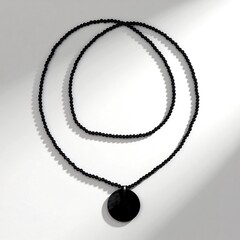 Collana in argento con Onice Nero