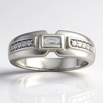 Anello in oro con Diamante IF (D) (Annette)