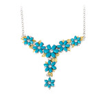 Sleeping Beauty Turquoise Silver Necklace (Dallas Prince Designs)