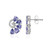 Orecchini in argento con Tanzanite