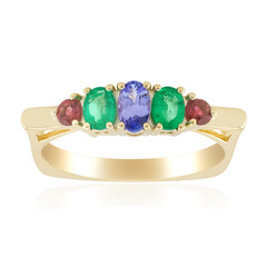 Anello in oro con Tanzanite AAA (de Melo Gold)