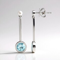 Orecchini in argento con Zircone Ratanakiri