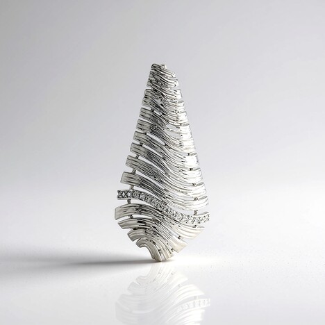 Ciondolo in argento con Zircone (MONOSONO COLLECTION)