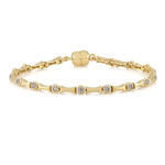 I2 Brown Diamond Silver Bracelet