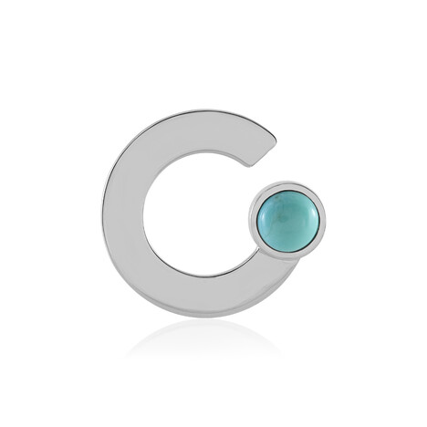 Ciondolo in argento con Turchese (MONOSONO COLLECTION)