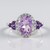 Anello in argento con Ametista Rose de France