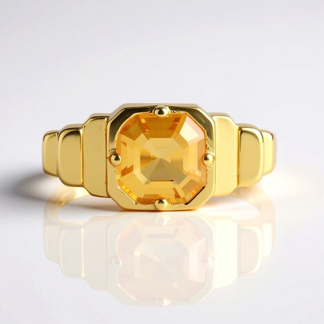 Anello in argento con Citrino (de Melo Essence)