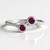 Bague en argent et Grenat Rhodolite