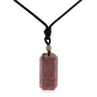 Collana con Rodonite