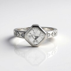 Anello in argento con Zircone