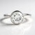 Anello in argento con Topazio Bianco