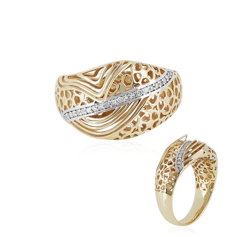 Anillo en oro con I1 (I) Diamante (Ornaments by de Melo)