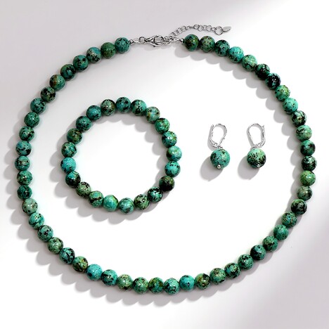 Parure in argento con Turchese