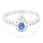 Nepalesischer Kyanit-Silberring