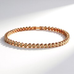 Bracciale in oro con Diamante Rose de France SI1 di Argyle