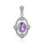 Pendentif en argent et Améthyste