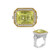Ouro Verde-Quarz-Silberring (Dallas Prince Designs)