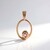 Pendentif en argent et Tourmaline rose (MONOSONO COLLECTION)