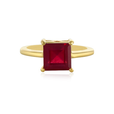 Anello in argento con Rubino del Madagascar