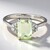 Anello in argento con Kunzite Canarino