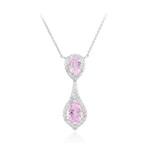 Collana in argento con Kunzite