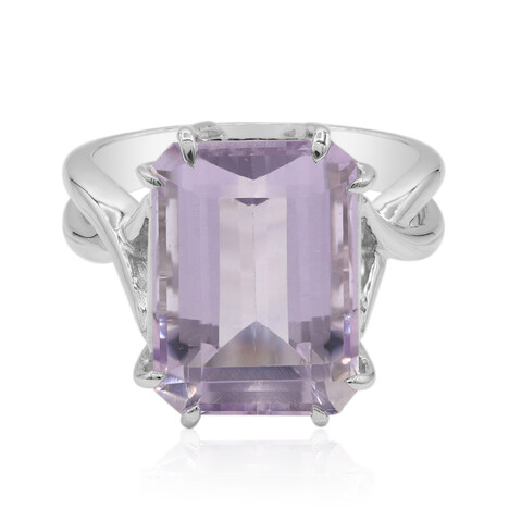 Lavendel-Amethyst-Silberring