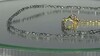 Zilveren halsketting met zwarte diamanten
