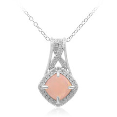 Collana in argento con Opale Rosa