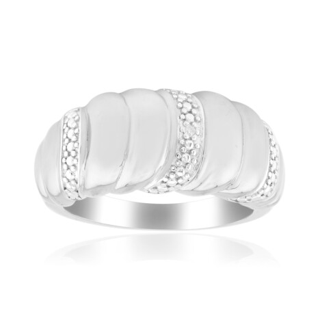 Anello in argento con Diamante I3 (I)