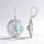 Orecchini in argento con Turchese Sleeping Beauty (MONOSONO COLLECTION)