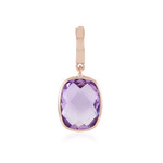 Zilveren hanger met een lavendel amethist