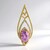 Ciondolo in oro con Kunzite Patroke (de Melo)
